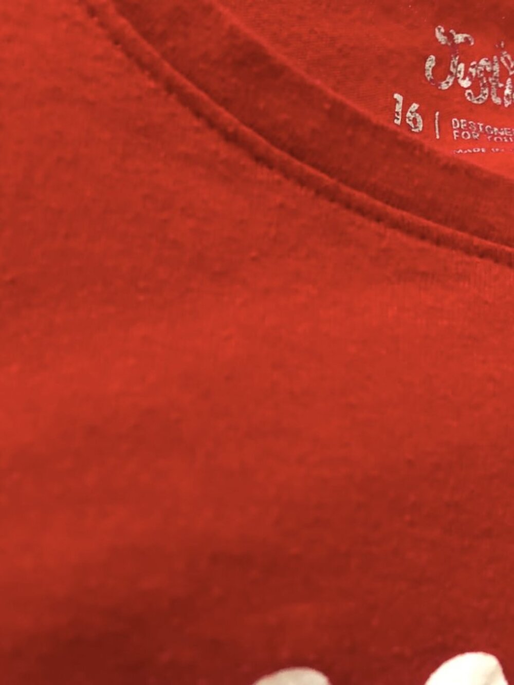 Canadian Girls Red Graphic Tee - Youth Short Sleeve - Picture 6 of 9